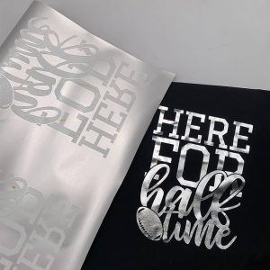 Srebrni DTF PRESLIKAČI NA ROLI - 30 cm - Oblikuj na spletu